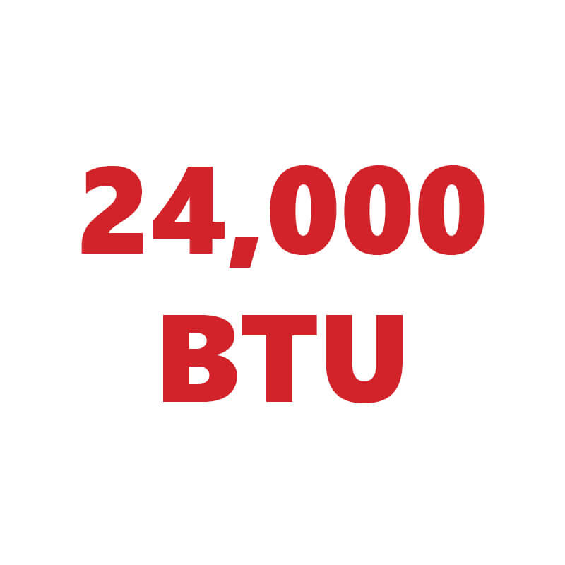 24,000 BTU