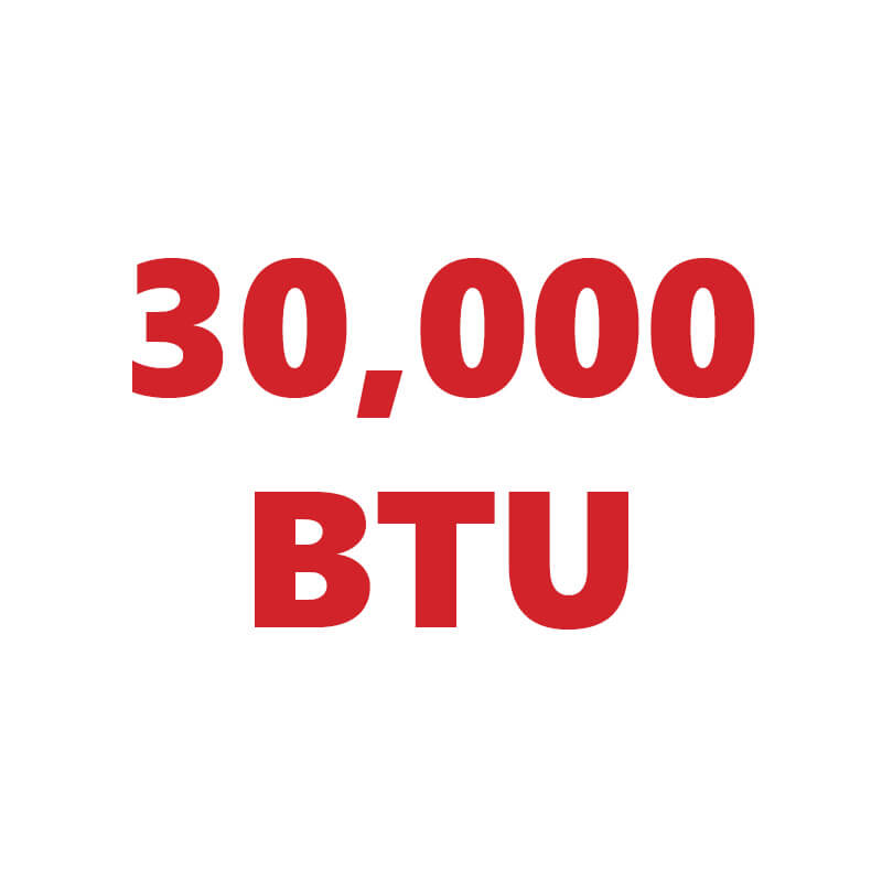 30,000 BTU