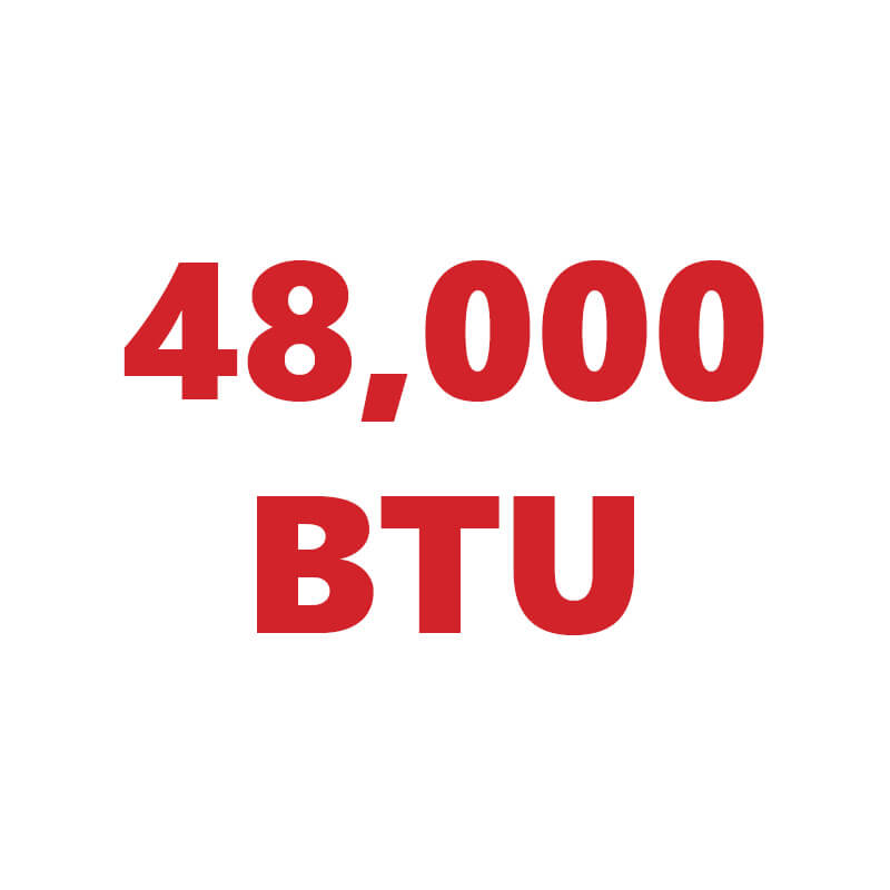 48,000 BTU