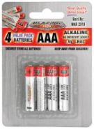 BV900254 Blazing Volt AAA Alkaline Battery - 4 Pack