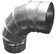 GG90-20 GM Spiral 90 Elbow 20" 24ga