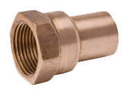 11/2 FEMALE C ID Copper 1-1/2" C x 1-1/2" Female Adapter CxFPT W01279