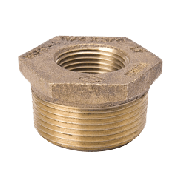 1/2X1/4 BUSH BRASS Brass 1/2" x 1/4" Bushing MPTxFPT 455-031NL