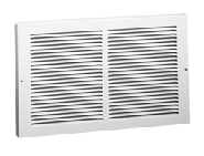 671 14X8 WHT Lima 14" x 8" Baseboard Return Grille - White - 556329