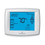 1F97-1277 WHI Thermostat Blue Touchscreen 1H/1C 7Day or 5/1/1 or Non-Prog