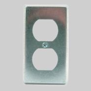 620-252 Metal Duplex Receptacle Cover 2x4 621202