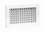 990H 14X08 WHT Lima 14 x 08 Double Deflection Supply Register White - 002686