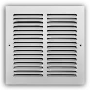 170 10x10 WHT  TRUaire 10x10 Sidewall Return Grille White