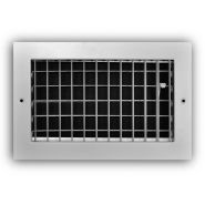 A210VM 10x6 WHT TRUaire 10x6 Wht Single deflection Side Wall/Ceiling Grille with Shutter Damper