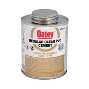 670006 Oatey 31014 PVC Cement 16oz Clear ASTM D-2564