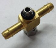 6000084045 NTI Brass Cross Thread to Barb 84045