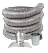 2OILKTX1040 Z-Flex 10" x 40' - Stainless Steel Chimney Liner Kit - Oil