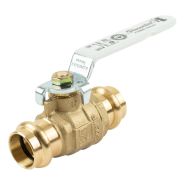 117-727PV Copper Press 1-1/2" Ball Valve PxP Lead Free 7700NL