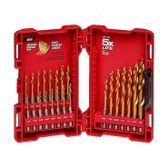 48-89-4631 Milwaukee 23pc Shockwave Red Helix Titanium Drill Bit Set