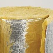 WRAP Duct Wrap 4'x100' 1-1/2" Roll R4.2 FSK Faced Fiberglass Blanket Insulation by Manson Alley Wrap