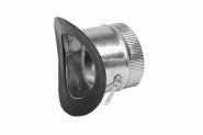10-406AD GM Adhesive Fitting for 10" Round Pipe w/ Damper