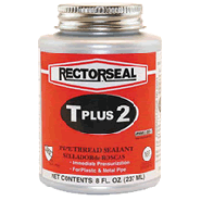 23551 Rectorseal T-PLUS-2 1/2 Pint White Pipe Thread Sealant PTFE Enriched