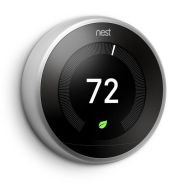 T3008US Nest Stainless Steel Duel Fuel Learning Thermostat 3rd Gen - 5 Year Pro Warranty