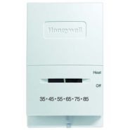 T822K1042 Honeywell Thermostat - Heat Only - Mercury Free - 35F to 85F - 24V