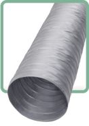 S-LP-10-5 Thermaflex 5" x 25' Uninsulated  Flex Duct - 10IWC 5000FPM - Coated Fiberglass Woven Fabric 90A 90B - Greenguard Certified - 52105000001