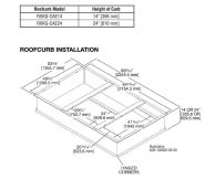 RXKG-CAE14 Rheem Roofcurb 14" 6tn - 12.5tn RKNL RKKL