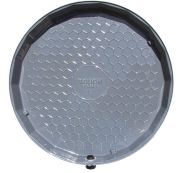VP23-P Vizco Tough Pan Pro 23" Round Drain Pan For Gas or Electric Water Heaters 1" PVC Drain Connection