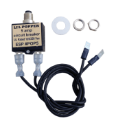 POP5 Lil Popper 5 Amp Circuit Breaker Control 120v/240v Push Button Reset
