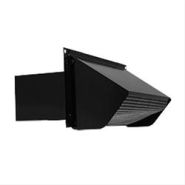 639 Broan Wall Cap for 3-1/4" x 10" Duct for Range Hoods and Bath Ventilation Fans - Black