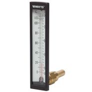 LFTL-5-2-30-240 5 Watts 3/4" MPT Angle Liquid Fill Thermometer 9" - 30 to 240 F - Adjustable - 0121735