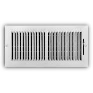 102M 14x6 WHT   TRUaire 14x6 Sidewall Supply  Grille White