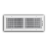 Truaire 102M 4X14 2-Way Supply Sidewall or Ceiling Register Grill White 