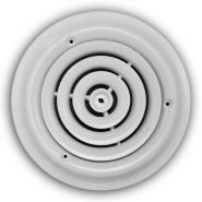 800 6 WHT  TRUaire 6" Round Ceiling Diffuser White