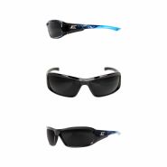 TXB216-A2 EDGE Eyewear Brazeau Apocalypse 2 ? Black & Blue Warrior Frame / Polarized Smoke Lens