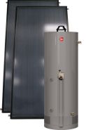 RSG75-40BP Rheem 75gal Solar Water Heater System w/ Gas Backup - 1 Collector - Solpak