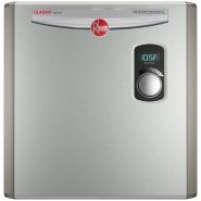 RTEX-24 Rheem 24KW Tankless Electric Water Heater - 7GPM - 240V - 3x40AMP Breaker - 8AWG Wire - 685397