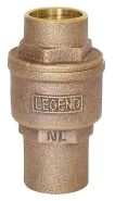 105-464NL Legend 3/4" Sweat Spring Check Valve - In Line Bronze - No Lead - S-455