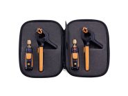 0563 0002 20 Testo Smart Probes AC Test Kit - Bluetooth & Smart Phone App w/ (2)115i Pipe-Clamp Thermometer (2)549i High Pressure Gauge & Case