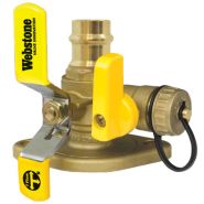 81415HV Webstone 1-1/4" Press Rotating Full Port Isolation Pump Flange w/ Purge