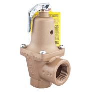 740-045 1 1/2 Watts Boiler Pressure Relief Valve - 1-1/2" FPT Inlet - 2" FPT Outlet - 45 PSI - 0383742