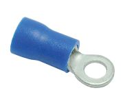 455024 Protech #6 Stud Insulated Ring Terminals - 16-14 AWG (Bliset Pack of 100)