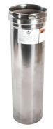 2SVEPWC0501 Z-Vent Stainless Steel Vent Pipe - 5" x 12" - Single Wall