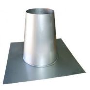 2SVDF10 Z-Vent Stainless Steel Flat Flashing - 10" - Double Wall