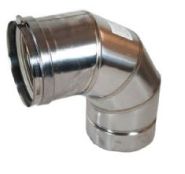 2SVEE0845 Z-Vent Stainless Steel 45 Degree Elbow - 8" - Single Wall