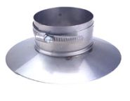 2SVSLSF10 Z-Vent Stainless Steel Storm Collar - 10" - Single Wall