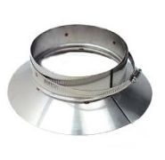 2SVDLS04 Z-Vent Stainless Steel Storm Collar/Top Support - 4" - Double Wall