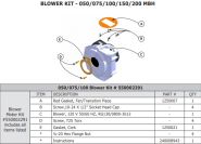 550002291 Utica Blower Motor Replacement Kit - SSC VLT 50-100 Units