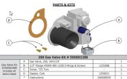 550002288 Utica Gas Valve Replacement Kit - NG - SSC-200 VLT-200NG Units