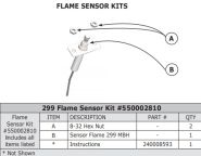 550002810 Utica Flame Sensor Kit - SSC-299 Unit