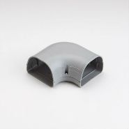 LK92G Fortress 90 Degree Flat Elbow - Gray - 3.5" Wide - 84251