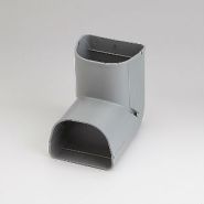 LCFO92G Fortress 90 Degree Inside Vertical Elbow - Gray - 3.5" Wide - 84242